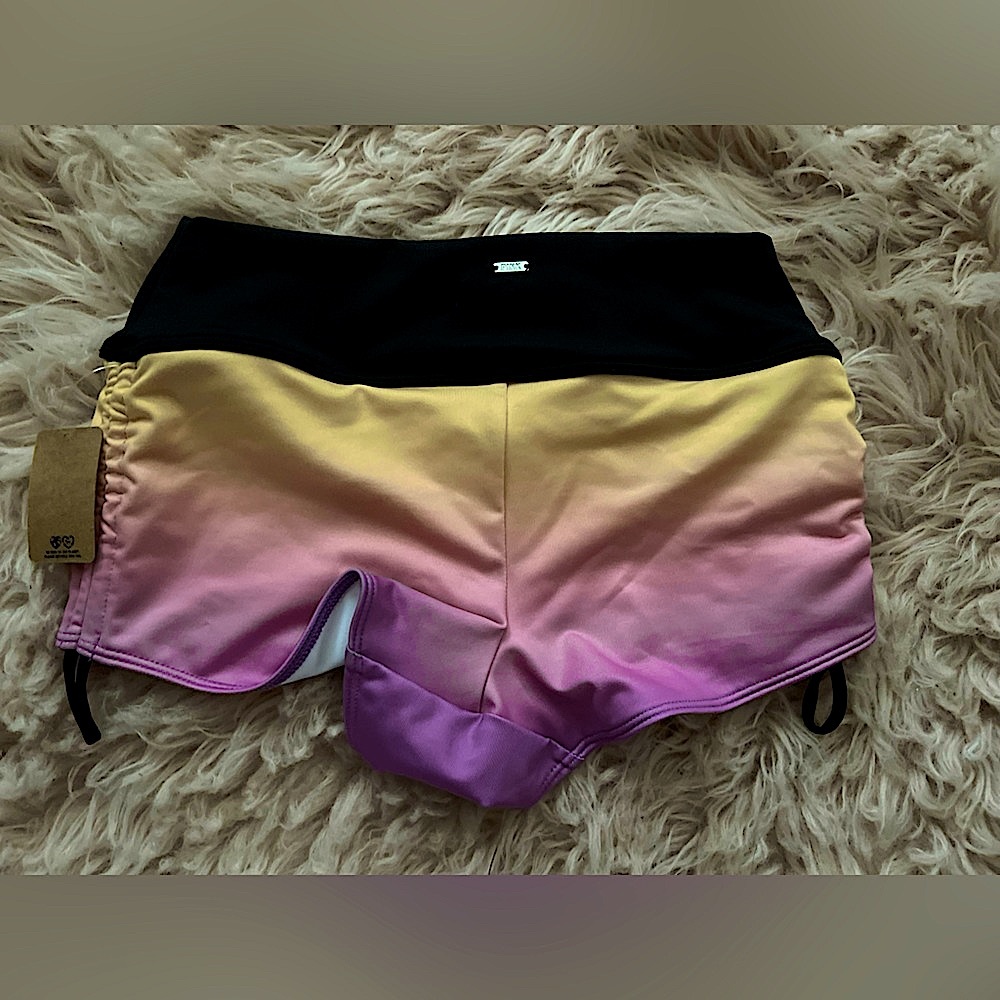 Victorias Secret boy short bathing suit bottoms sunset color xs